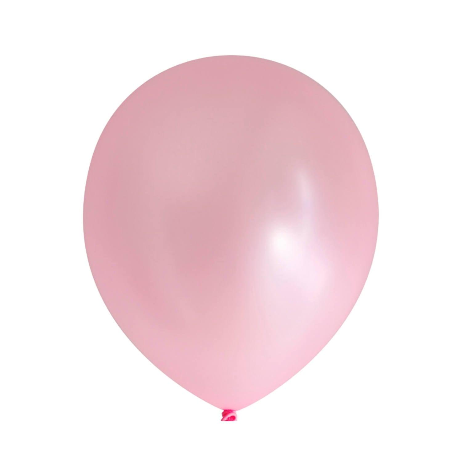 12吋粉銀空飄球串 - MR.Balloon 氣球先生官網