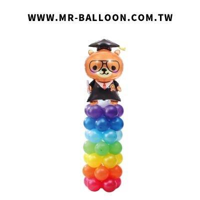 DIY畢業球柱 - MR.Balloon 氣球先生官網