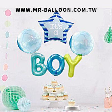 it's a boy/ girl錫箔四件組 - MR.Balloon 氣球先生官網