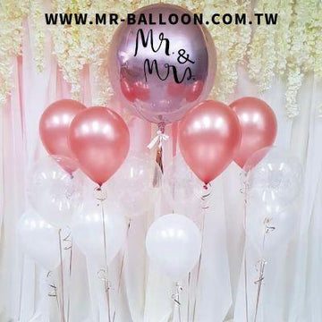 MR &MRS 拍照空飄組 - MR.Balloon 氣球先生官網