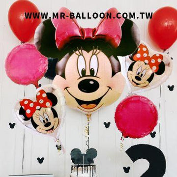 米妮五件空飄套組 - MR.Balloon 氣球先生官網